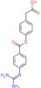 Benzeneacetic acid, 4-[[4-[(aminoiminomethyl)amino]benzoyl]oxy]-, methanesulfonate (1:1)