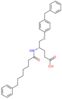 (4S)-5-[(4-benzylphenyl)sulfanyl]-4-[(7-phenylheptanoyl)amino]pentanoic acid