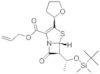 (5R,6S)-6-[(1R)-1-[[(1,1-Dimethylethyl)dimethylsilyl]oxy]ethyl]-7-oxo-3-[(2R)-tetrahydro-2-furanyl…