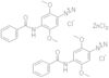 Bis(4-benzamido-2,5-dimethoxybenzenediazonium) tetrachlorozincate