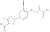 2-[4-(2-Carboxypropoxy)-3-cyanophenyl]-4-methyl-5-thiazolecarboxylic acid