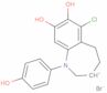 1H-3-Benzazepine-7,8-diol, 6-chloro-2,3,4,5-tetrahydro-1-(4-hydroxyphenyl)-, hydrobromide (1:1)