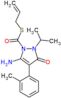 S-prop-2-en-1-yl 5-amino-2-(1-methylethyl)-4-(2-methylphenyl)-3-oxo-2,3-dihydro-1H-pyrazole-1-carbothioate