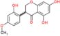 2,3-Dihydro-5,7-dihydroxy-3-(2-hydroxy-4-methoxyphenyl)-4H-1-benzopyran-4-one