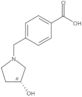 4-[[(3R)-3-Hydroxy-1-pyrrolidinyl]methyl]benzoic acid