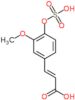 Ferulic acid 4-O-sulfate