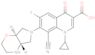 (-)-(4aS,7aS)-8-Cyano-1-cyclopropyl-6-fluoro-4-oxo-7-(perhydropyrrolo[3,4-b]-1,4-oxazin-6-yl)-1,4-…