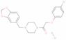 1-(1,3-benzodioxol-5-ylmethyl)-4-[(4-chlorophenoxy)acetyl]piperazinium chloride