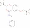 N-(2-Pyridinylmethyl)-2,5-bis(2,2,2-trifluoroethoxy)benzamide