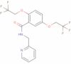 N-(2-pyridylmethyl)-2,5-bis(2,2,2-trifluoroethoxy)benzamide