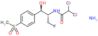 2,2-dichloro-N-{(1S,2R)-1-(fluoromethyl)-2-hydroxy-2-[4-(methylsulfonyl)phenyl]ethyl}acetamide ammoniate
