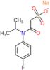 sodium 2-[(4-fluorophenyl)(1-methylethyl)amino]-2-oxoethanesulfonate