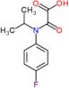 [(4-fluorophenyl)(1-methylethyl)amino](oxo)acetic acid