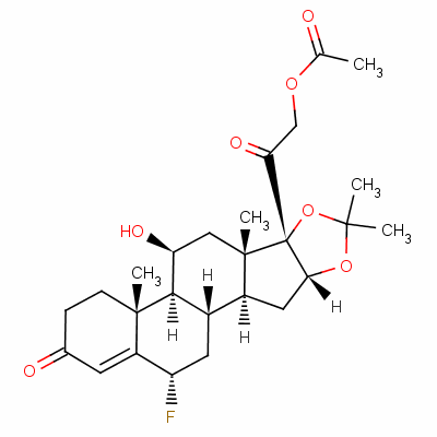 Pregn-4-ene-3,20-dione, 21-(acetyloxy)-6-fluoro-11-hydroxy-16,17-[(1-methylethylidene)bis(oxy)]-, …