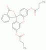 Butanoic acid, 1,1′-(3-oxospiro[isobenzofuran-1(3H),9′-[9H]xanthene]-3′,6′-diyl) ester