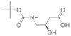 Butanoic acid, 4-[[(1,1-dimethylethoxy)carbonyl]amino]-3-hydroxy-, (3R)- (9CI)