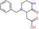 (1-benzyl-3-oxopiperazin-2-yl)acetic acid