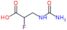 3-(carbamoylamino)-2-fluoropropanoic acid