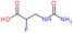 α-Fluoro-β-ureidopropionic acid