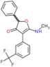 5-(methylamino)-2-phenyl-4-[3-(trifluoromethyl)phenyl]furan-3(2H)-one