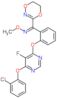 [2-[[6-(2-Chlorophenoxy)-5-fluoro-4-pyrimidinyl]oxy]phenyl](5,6-dihydro-1,4,2-dioxazin-3-yl)methan…