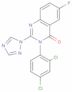 3-(2,4-dichlorophenyl)-6-fluoro-2-(1H-1,2,4-triazol-1-yl)quinazolin-4-(3H)-one