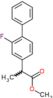 methyl 2-(2-fluorobiphenyl-4-yl)propanoate