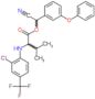 cyano(3-phenoxyphenyl)methyl N-[2-chloro-4-(trifluoromethyl)phenyl]valinate