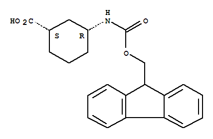 (1S,3R)-3-[[(9H-Fluoren-9-ylmethoxy)carbonyl]amino]cyclohexanecarboxylic acid