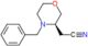 2-[(3R)-4-benzylmorpholin-3-yl]acetonitrile