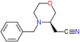 (3R)-4-(Phenylmethyl)-3-morpholineacetonitrile