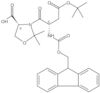 3-(1,1-Dimethylethyl) (βS,4S)-4-carboxy-β-[[(9H-fluoren-9-ylmethoxy)carbonyl]amino]-2,2-dimethyl-γ-oxo-3-oxazolidinebutanoate