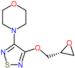 4-{4-[(2R)-oxiran-2-ylmethoxy]-1,2,5-thiadiazol-3-yl}morpholine