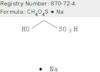 Methanesulfonic acid, hydroxy-, monosodium salt