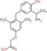 {4-[4-hydroxy-3-(1-methylethyl)benzyl]-3,5-dimethylphenoxy}acetic acid