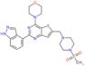 Thieno[3,2-d]pyrimidine, 2-(1H-indazol-4-yl)-6-[[4-(methylsulfonyl)-1-piperazinyl]methyl]-4-(4-mor…