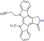 12-(2-Cyanoethyl)-6,7,12,13-tetrahydro-13-methyl-5-oxo-5H-indolo[2,3-a]pyrrolo[3,4-c]carbazole