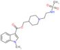 [1-[2-[(Metilsulfonil)amino]etil]-4-piperidinil]metil 1-metil-1H-indol-3-carboxilato