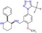 N-{2-methoxy-5-[5-(trifluoromethyl)-1H-tetrazol-1-yl]benzyl}-2-phenylpiperidin-3-amine