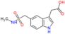 ácido {5-[(metilsulfamoil)metil]-1H-indol-3-il}acético