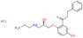 1-[5-hydroxy-2-[(2R)-2-hydroxy-3-(propylamino)propoxy]phenyl]-3-phenyl-propan-1-one hydrochloride