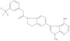 7-Methyl-5-[1-[[3-(trifluoromethyl)phenyl]acetyl]-2,3-dihydro-1H-indol-5-yl]-7H-pyrrolo[2,3-d]py...