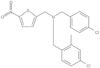 N-[(4-Chloro-2-methylphenyl)methyl]-N-[(4-chlorophenyl)methyl]-5-nitro-2-thiophenemethanamine