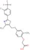 2-[4-[[[2-[3-Fluoro-4-(trifluoromethyl)phenyl]-4-methyl-5-thiazolyl]methyl]thio]-2-methylphenoxy]a…