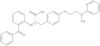 2(S)-(2-Benzoylanilino)-3-[4-[2-[N-methyl-N-(2-pyridinyl)amino]ethoxy]phenyl]propionic acid