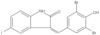 3-(3,5-Dibromo-4-hydroxybenzylidene)-5-iodo-1,3-dihydroindol-2-one