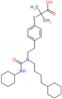 2-[[4-[2-[[(Cyclohexylamino)carbonyl](4-cyclohexylbutyl)amino]ethyl]phenyl]thio]-2-methylpropanoic…