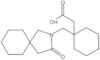 1-[(3-Oxo-2-azaspiro[4.5]dec-2-yl)methyl]cyclohexaneacetic acid