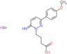 4-[(6E)-6-imino-3-(4-methoxyphenyl)pyridazin-1(6H)-yl]butanoic acid hydrobromide (1:1)