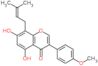 5,7-dihydroxy-3-(4-methoxyphenyl)-8-(3-methylbut-2-en-1-yl)-4H-chromen-4-one